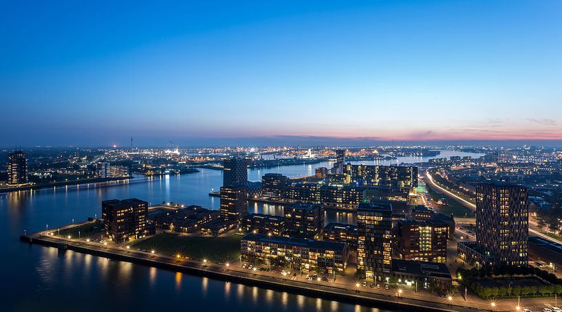 Panorama vanaf de Euromast in Rotterdam van MS Fotografie | Marc van der Stelt