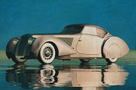 De Delage D8 120 Aerosport uit 1938 is een klassieke auto van Jan Keteleer thumbnail