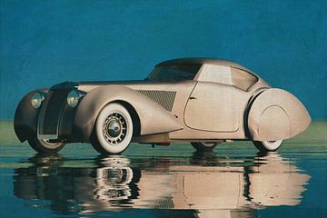 De Delage D8 120 Aerosport uit 1938 is een klassieke auto