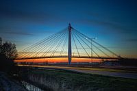 Bicycle bridge over N205 between Hoofddorp and Vijfhuizen