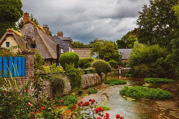 Veules les Roses in Normandy by Roland Brack