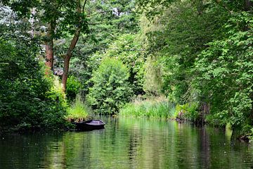 Barge in the Spreewald 4.0 by Ingo Laue