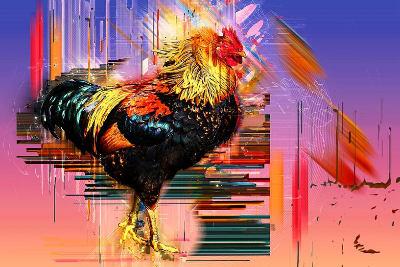 Fierté du coq par Peter Roder