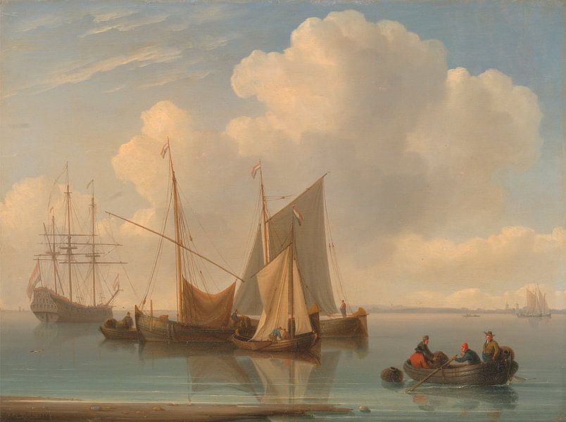 Niederländische Segelboote, William Anderson von Meisterhafte Meister