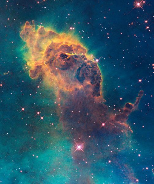 NASA Hubble ruimtetelescoop foto van de ruimte van Brian Morgan