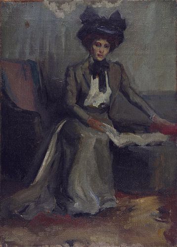 Sousa Lopes, mevrouw H.L. in vrijetijdspak