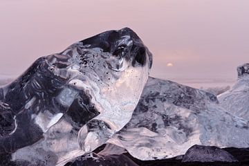 Ice blocks in the evening light by Ralf Lehmann