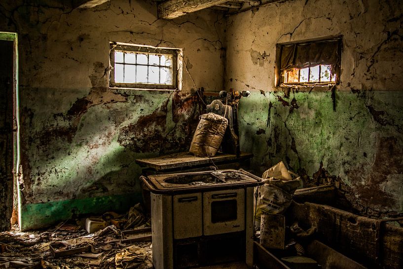 old kitchen by Frans Scherpenisse