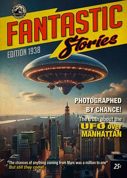 Fantastische Verhalen #10, UFO's boven Manhattan van Ted Decker