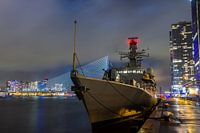 Marineschip HMS Kent in Rotterdam