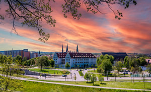 Skyline von Zwickau in Sachsen