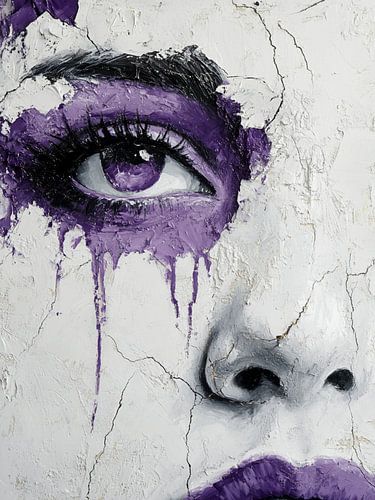 Modernes abstraktes Porträt