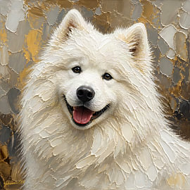 Samoyed by Johannas Art Creations