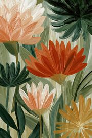 Une profusion de fleurs colorées