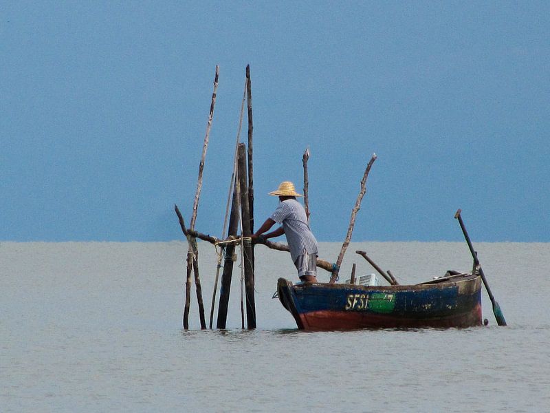 Hardworking fisherman  by Onne Kierkels