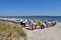 Strandstoelen in Binz, Rügen