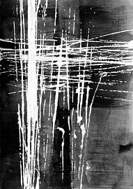 schwarz und weiß abstrakt von Ela Szczepaniak