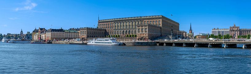 Skeppsbron mit dem Königsschloss von Leopold Brix