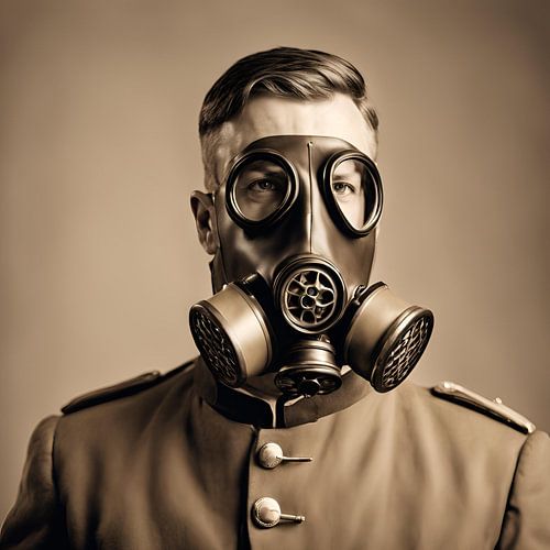 Masque à gaz Art militaire WC