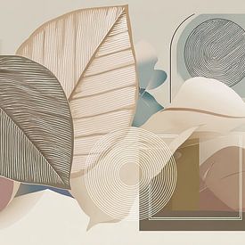 Leaf Patterns van ARTEO Schilderijen