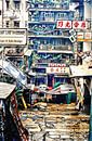 Back Street in Hong Kong van Dorothy Berry-Lound thumbnail