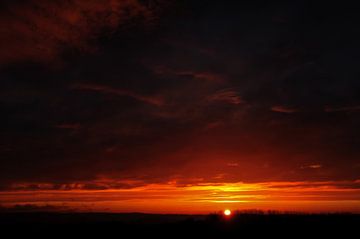Sfeervolle zonsopgang boven Vilmnitz, Putbus van GH Foto & Artdesign