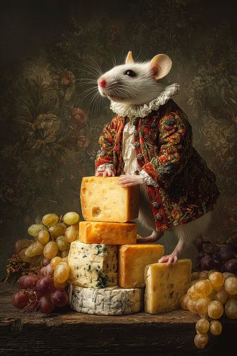 Le roi des souris et son trône de fromage
