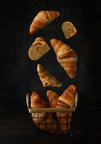 Verse luchtige croissants