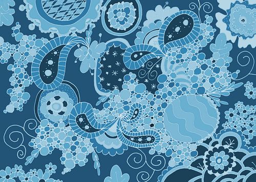Paisley pleasure blue