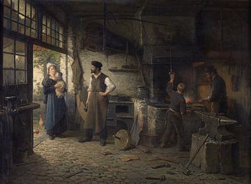 Hoefsmid, 1878 van Atelier Liesjes