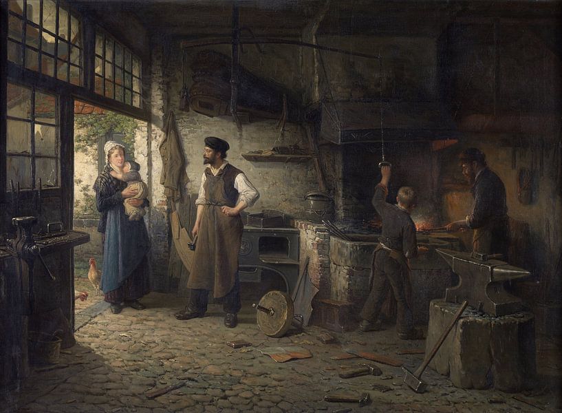 Hufschmied, 1878 von Atelier Liesjes