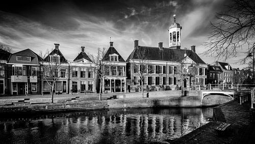 Vestingstad Dokkum, met oude stadhuis - Friesland (NL)