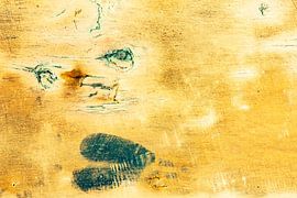 Abstraction en jaune et vert