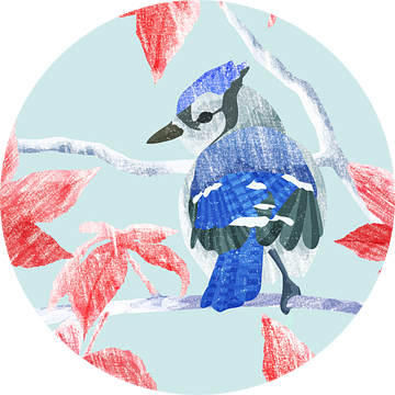 Wintervogel van Goed Blauw