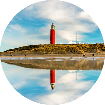 Reflections / Spiegel Vuurtoren Eierland Texel van Texel360Fotografie Richard Heerschap