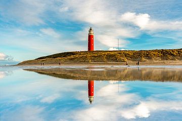 Reflektionen / Spiegel Leuchtturm Eierland Texel