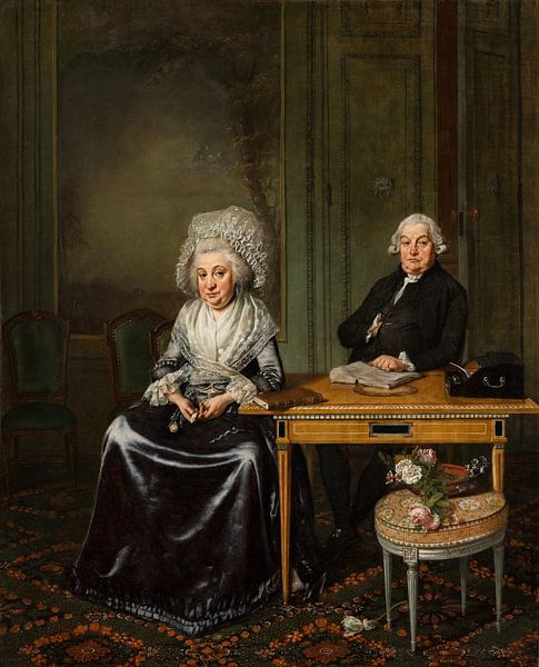 Portrait de Jacob Feitama et de sa femme, Wybrand Hendriks. par Des maîtres magistraux