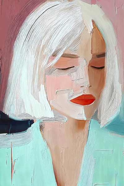 Portrait aux tons pastel n° 4 par Studio BB