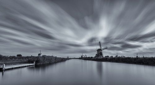 Wolken boven Kinderdijk