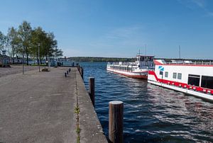 Röbel am Hafen an der Mecklenburgischen Seenplatte