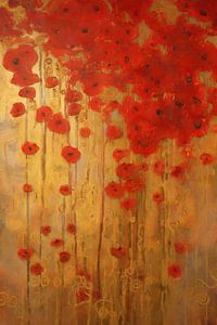 Goldene Mohnblumen