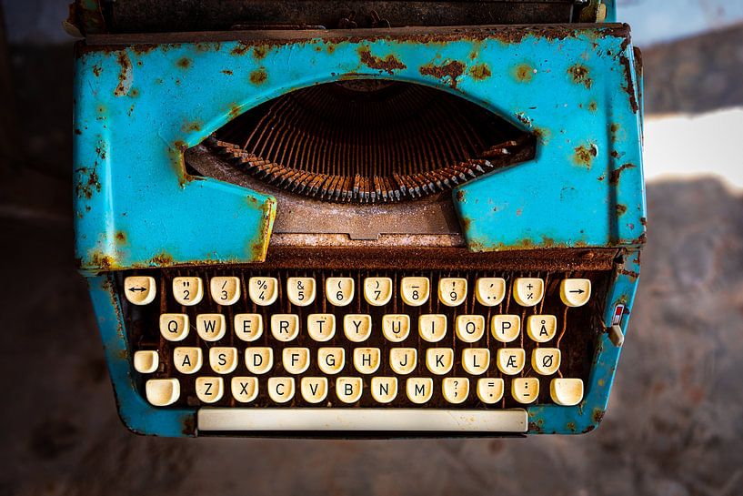 Typemachine van Sylvia Fransen