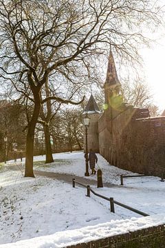 Sonnenuntergang in Amersfoort von Shaquille Maarschalkerweerd