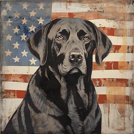 American Retriever by Pandzr Street and Digital Art