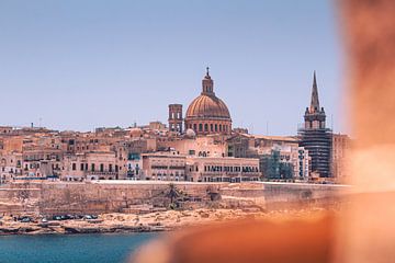 Uitzicht over de stad Valletta op Malta | Reisfotografie van Daan Duvillier | Dsquared Photography