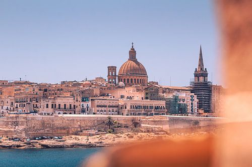 Vue sur la ville de La Valette à Malte | Photographie de voyage