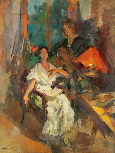 Konstantin Aleksejevitsj Korovin - Avondduet (1921) van Peter Balan