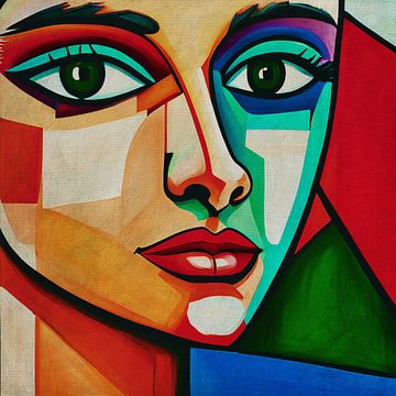 Portraits painted in expressionist style no.41 by Jan Keteleer