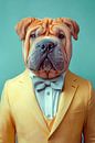Chinese Shar-Pei van Poster Art Shop thumbnail