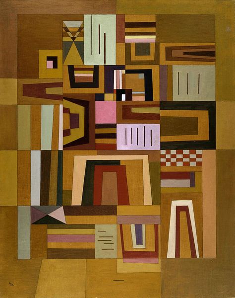Ausgleichrosa (Compensation rose), Wassily Kandinsky par Des maîtres magistraux